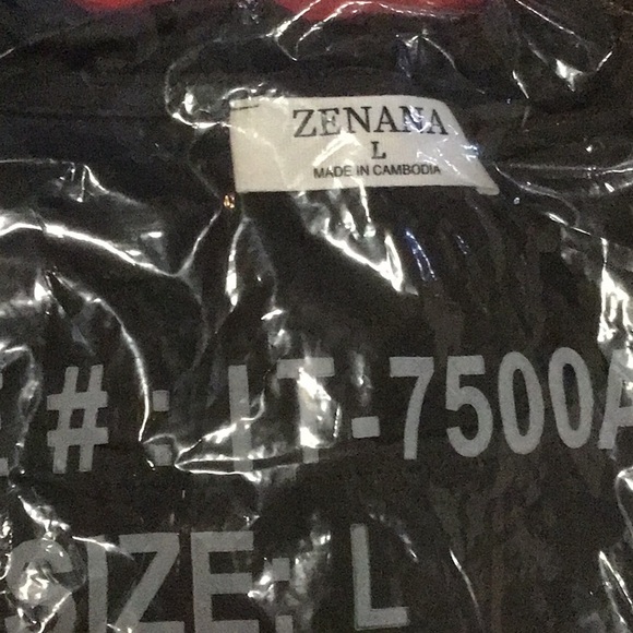 Zenana Ash Gray Double Ruffle Sleeve Drop Shoulders Top NWT - Picture 8 of 8